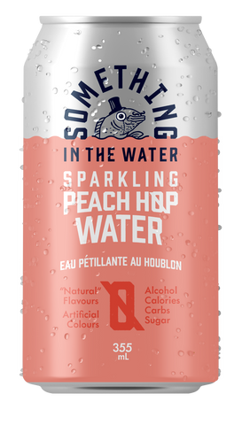 Sparkling Peach Hop Water